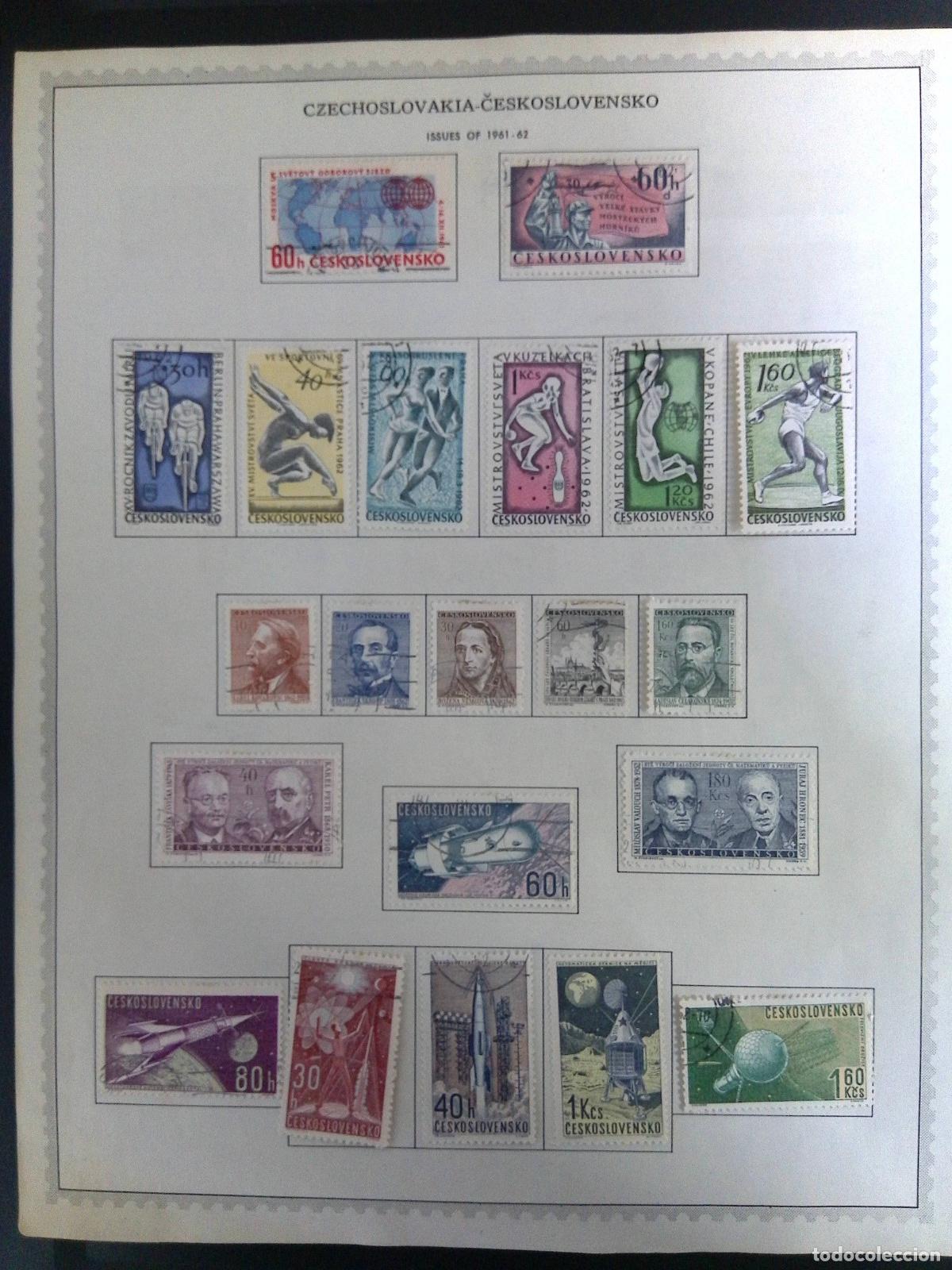 Selos: CMI) 1962. CZECHOSLOVAKIA. SPORTS ISSUES FEATURING CYCLING, ATHLETICS, AND THE 1962 WORLD CUP IN CHI
