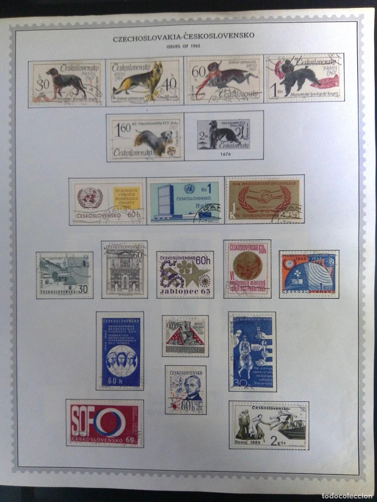 Selos: CMI) 1965. CZECHOSLOVAKIA. CANINE FAUNA (HUNTING BREEDS), UN ANNIVERSARY, AND JABLONEC '65 PHILATELI