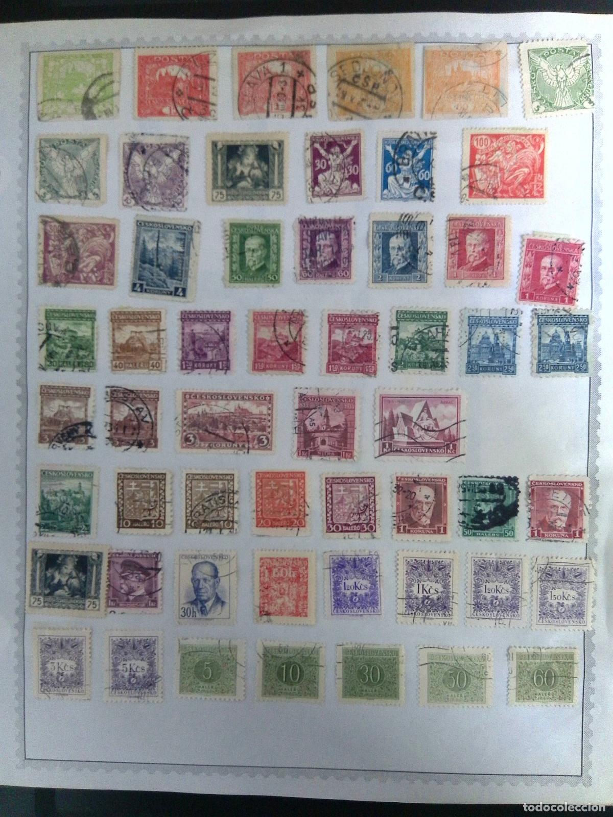 Selos: CMI) 1920. CZECHOSLOVAKIA. SELECTION OF CLASSIC DEFINITIVE STAMPS WITH POSTAL OVERPRINTS AND HISTORI