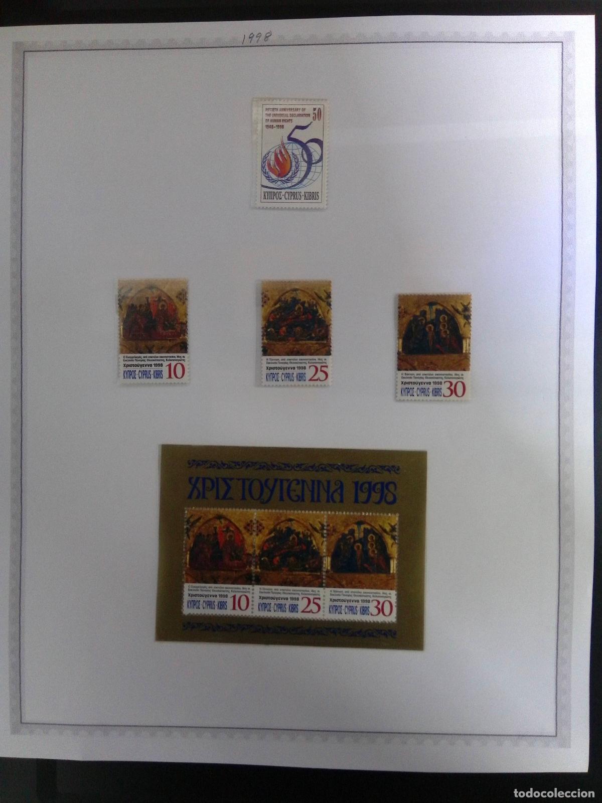 Selos: CMI) 1998. CYPRUS. ANNIVERSARY OF THE UNIVERSAL DECLARATION OF HUMAN RIGHTS AND CHRISTMAS COMMEMORAT