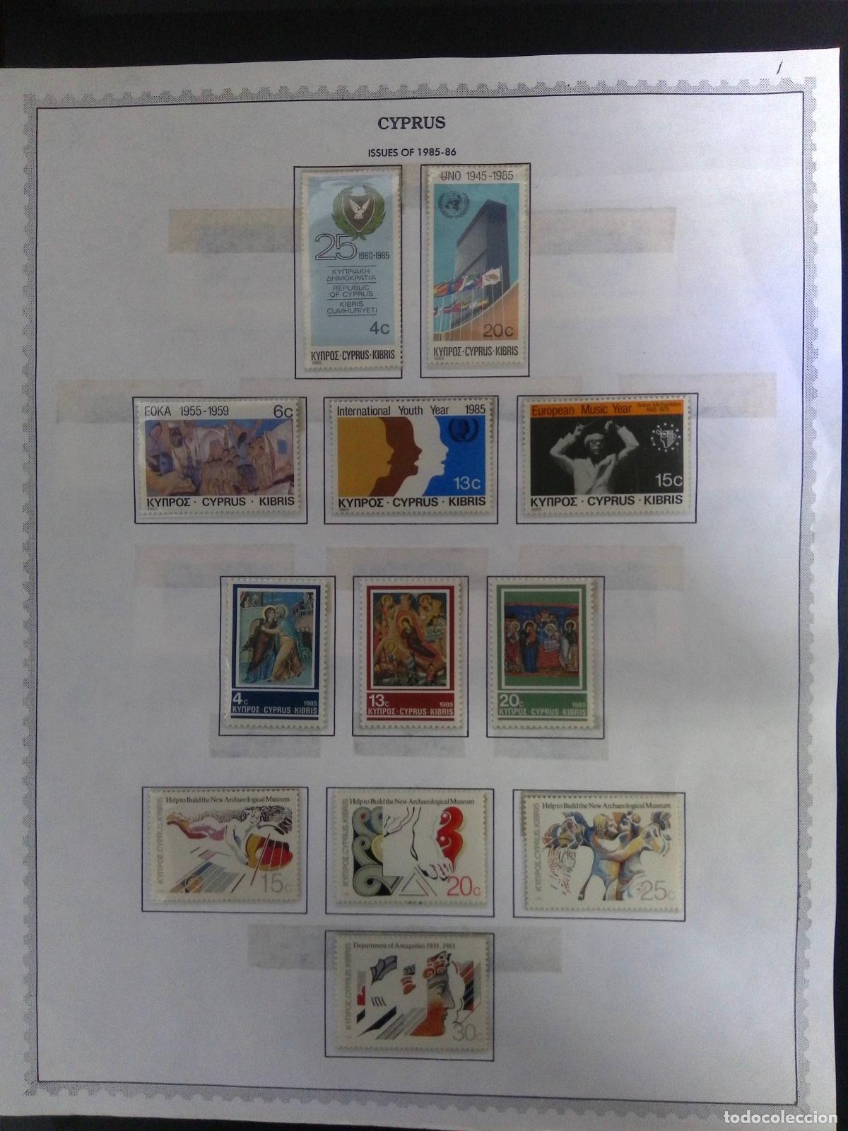 Sellos: CMI) 1986. CYPRUS. UN ANNIVERSARY, HISTORY OF THE EOKA ORGANIZATION (1955&ndash;1959), INTERNATIONAL YEAR