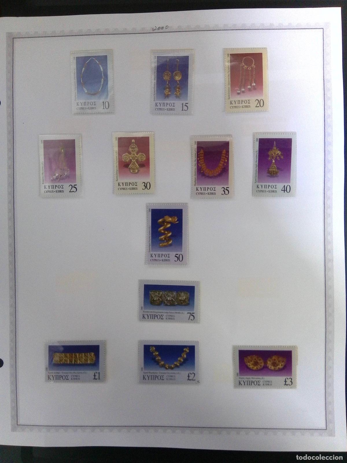 Sellos: CMI) 2000. CYPRUS. ARCHAEOLOGICAL SERIES FEATURING JEWELRY, HISTORICAL GOLDSMITHING, NECKLACES, AND