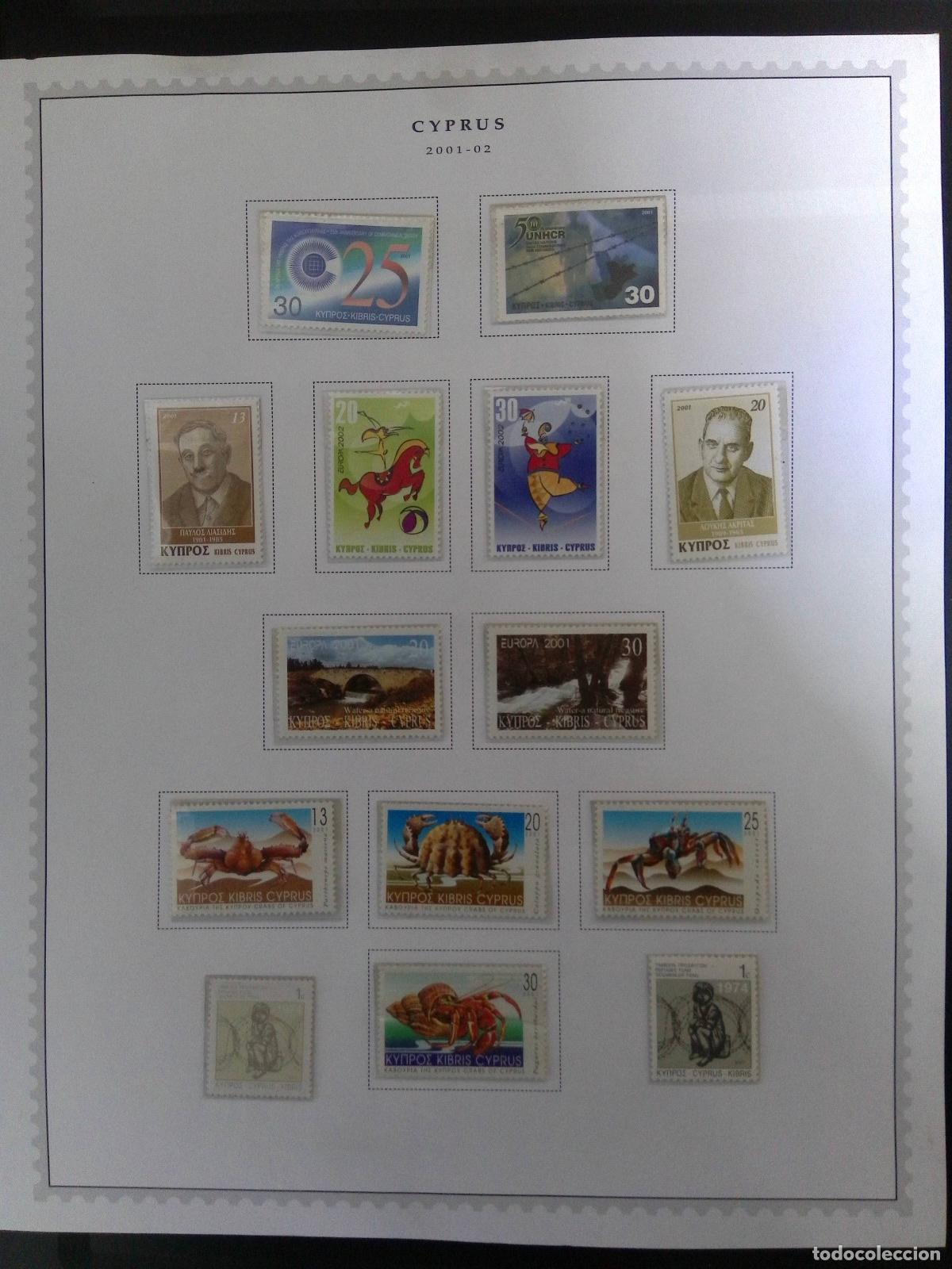 Sellos: CMI) 2002. CYPRUS. MARINE CRUSTACEANS (CRABS), UNHCR ANNIVERSARY, HISTORICAL PORTRAITS, AND TRADITIO