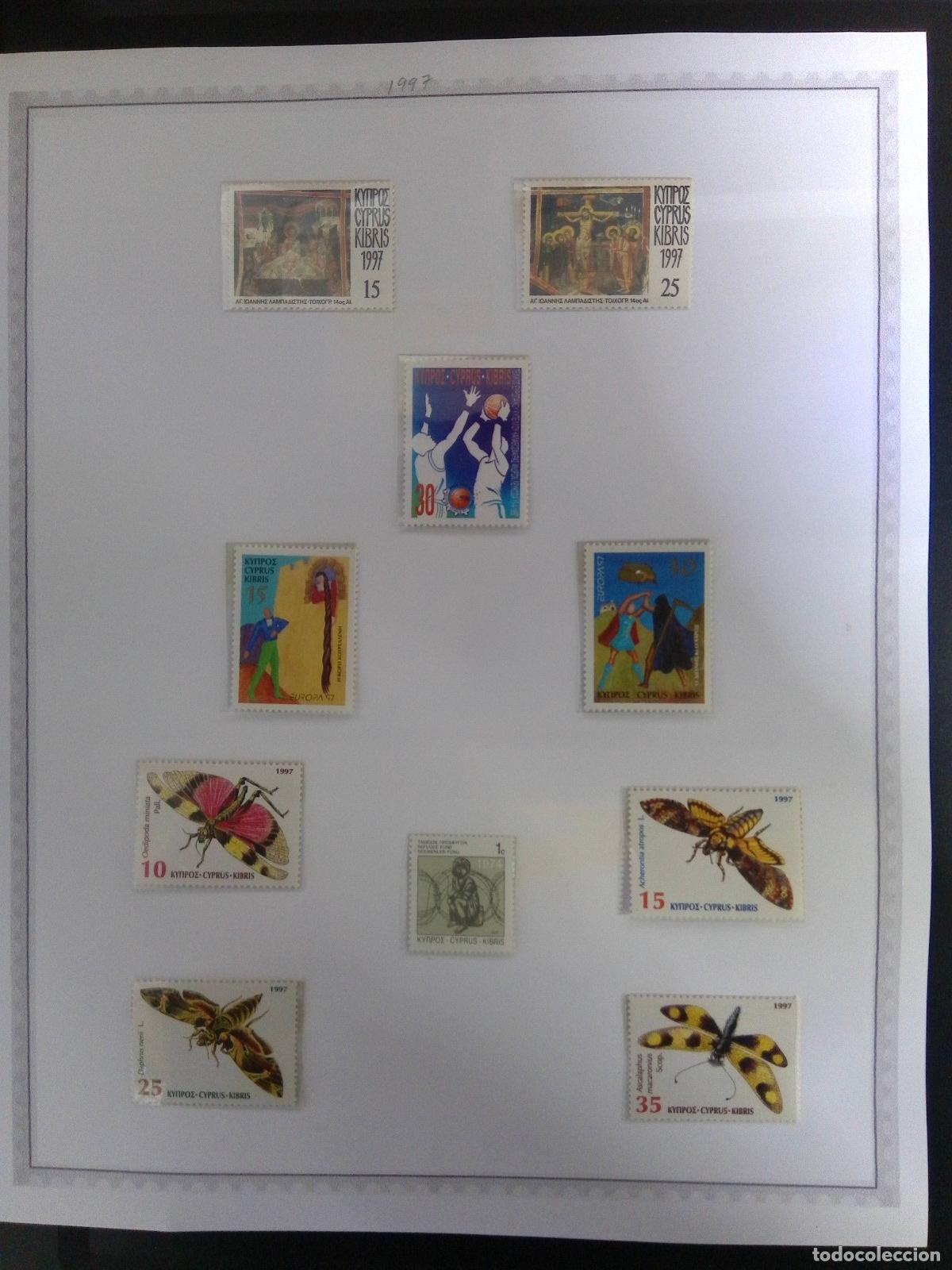 Sellos: CMI) 1997. CYPRUS. ISSUES FEATURING SACRED RELIGIOUS ART (THE CRUCIFIXION), BASKETBALL, AND ENTOMOLO