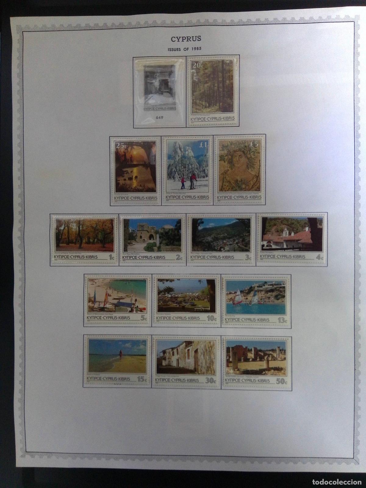 Sellos: CMI) 1985. CYPRUS. NATURAL LANDSCAPES FEATURING FORESTS, TOURIST BEACHES, RURAL ARCHITECTURE, AND AL