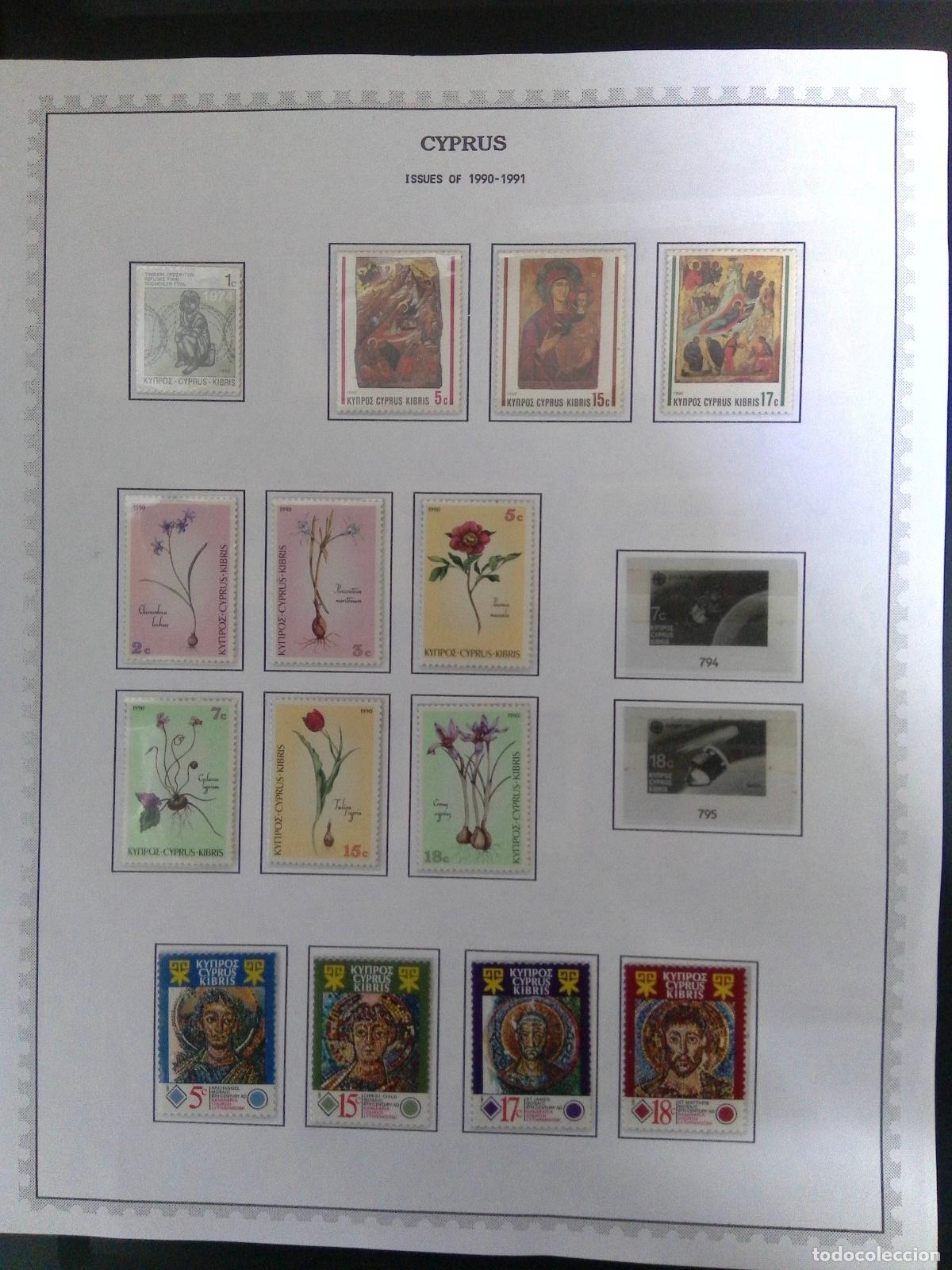 Sellos: CMI) 1991. CYPRUS. BOTANICAL SERIES (WILD TULIPS), CHRISTIAN ICON PAINTINGS, AND SPACE PHOTOGRAPHY (