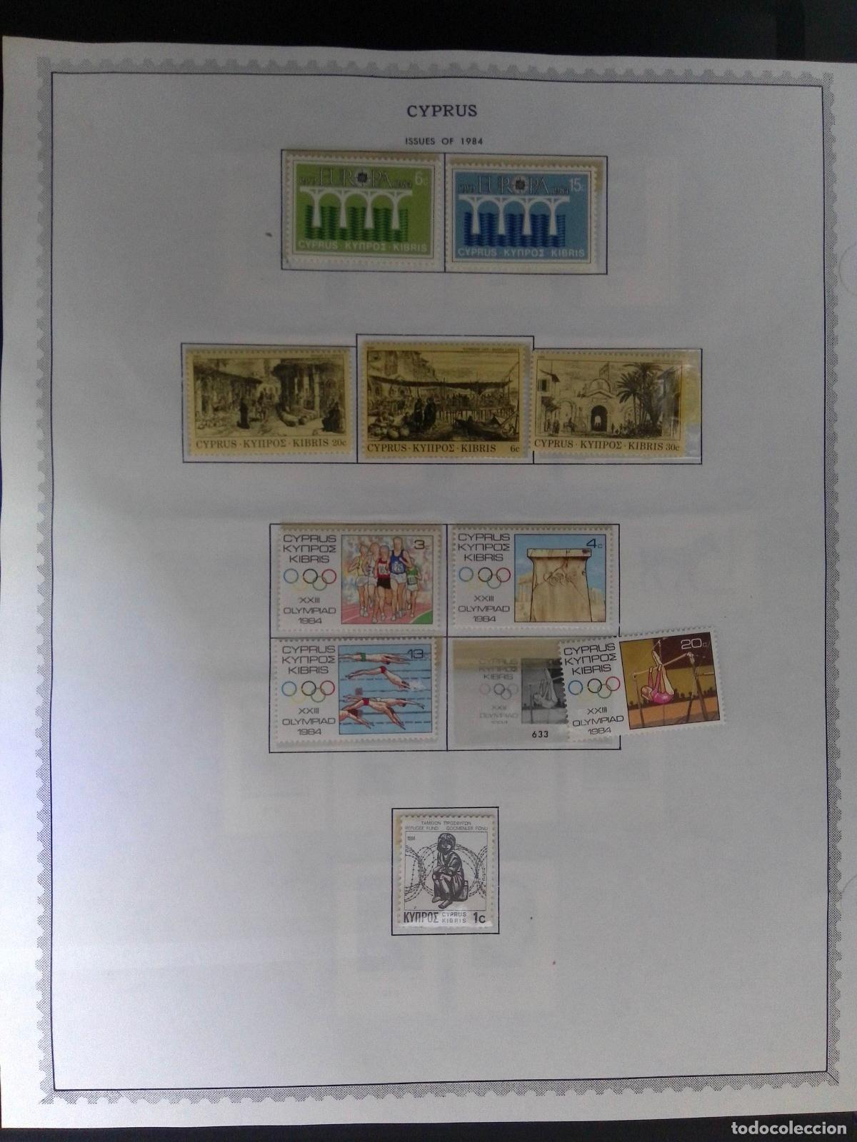 Sellos: CMI) 1984. CYPRUS. EUROPA ISSUES FEATURING BRIDGE ARCHITECTURE, HISTORICAL MOSAICS, AND THE 1984 LOS