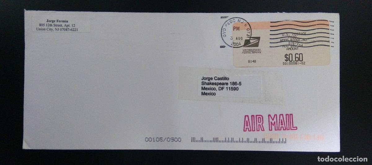 Francobolli: CMI) 2004. USA. METERED POSTAGE. AIRMAIL ENVELOPE SENT TO MEXICO. XF