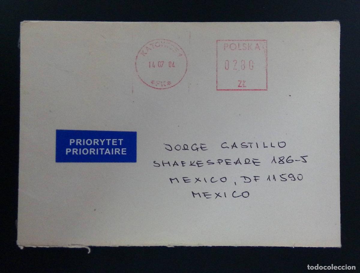 Francobolli: CMI) 2004. POLAND. RED MECHANICAL POSTAL ACCOUNTING VALUE IMPRINT. SENT TO MEXICO. XF.