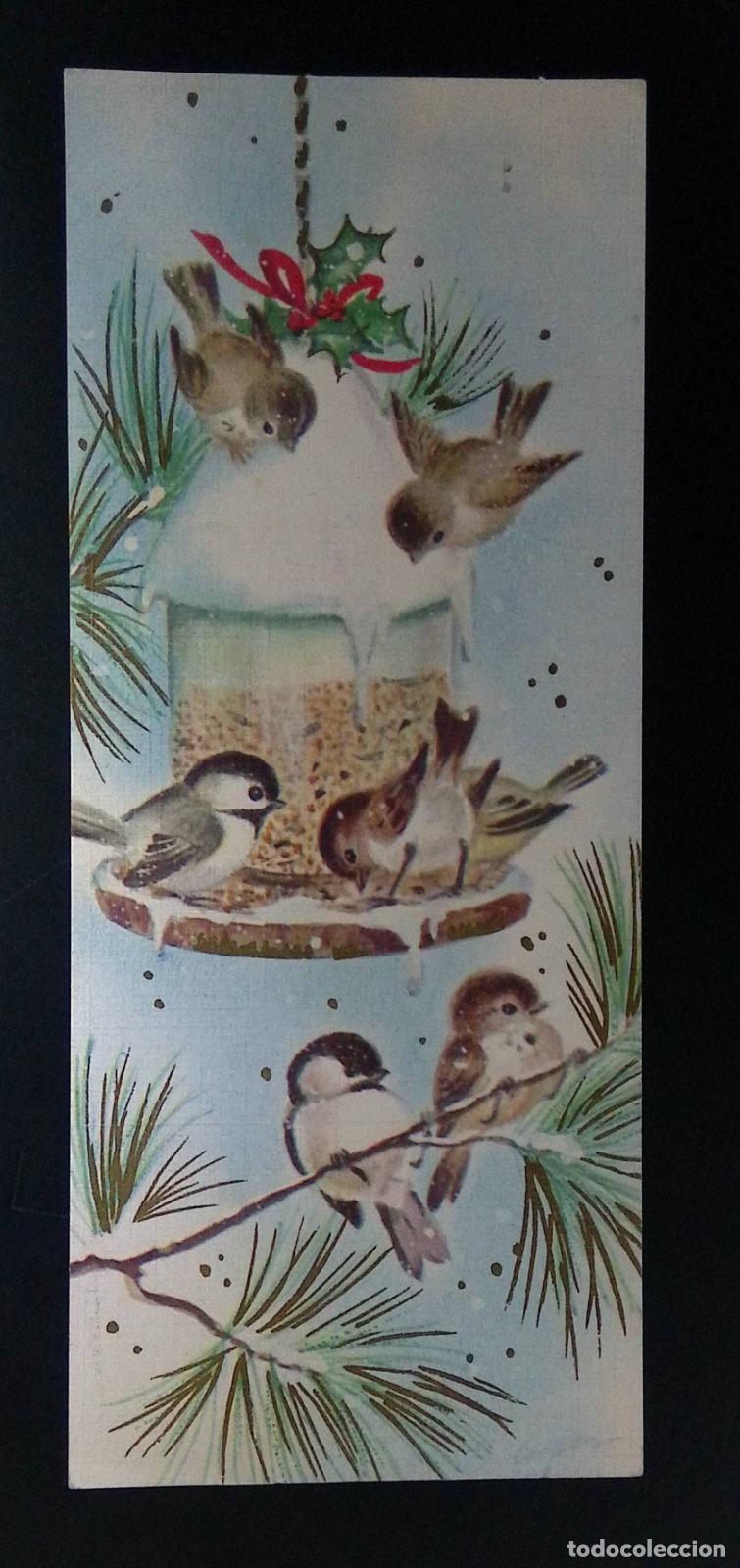 Francobolli: CMI) 1970. USA. ILLUSTRATION OF WILD BIRDS ON PINE BRANCHES FORAGING IN WINTER. POSTCARD FEATURING C