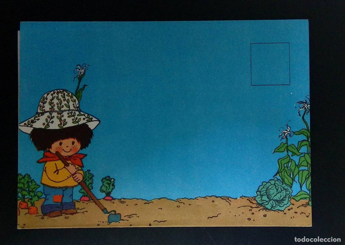 Selos: CMI) 1980. SPAIN. ILLUSTRATED CHILDREN'S DESIGN SHOWING A YOUNG FARMER WORKING THE LAND WITH A HOE I