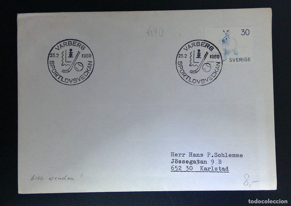 Sellos: CMI) 1969. SWEDEN. SPECIAL COMMEMORATIVE ISSUE FOR SCHOOL SPORTS WEEK. RABBIT. DOMESTIC MAIL. XF