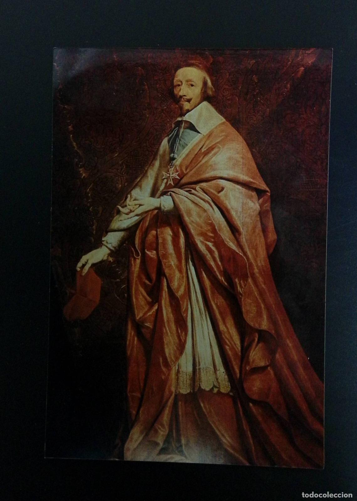Sellos: CMI) 1965. FRANCE / CLASSICAL ART. REPRODUCTION OF A HISTORIC OIL PORTRAIT OF CARDINAL-DUKE RICHELIE