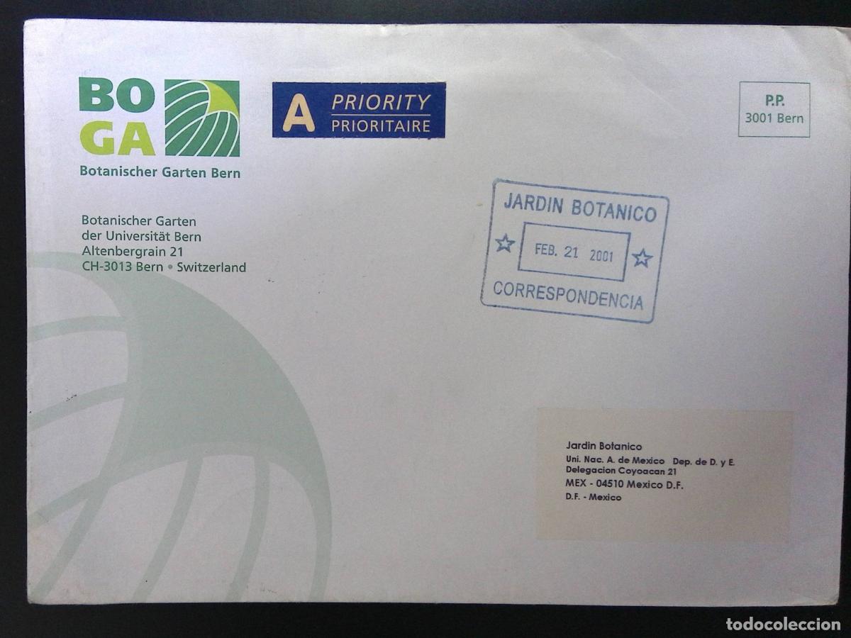 Sellos: CMI) 2001. SWITZERLAND. SCIENTIFIC PHILATELIC CORRESPONDENCE. COVER ISSUED BY THE UNIVERSITY OF BERN
