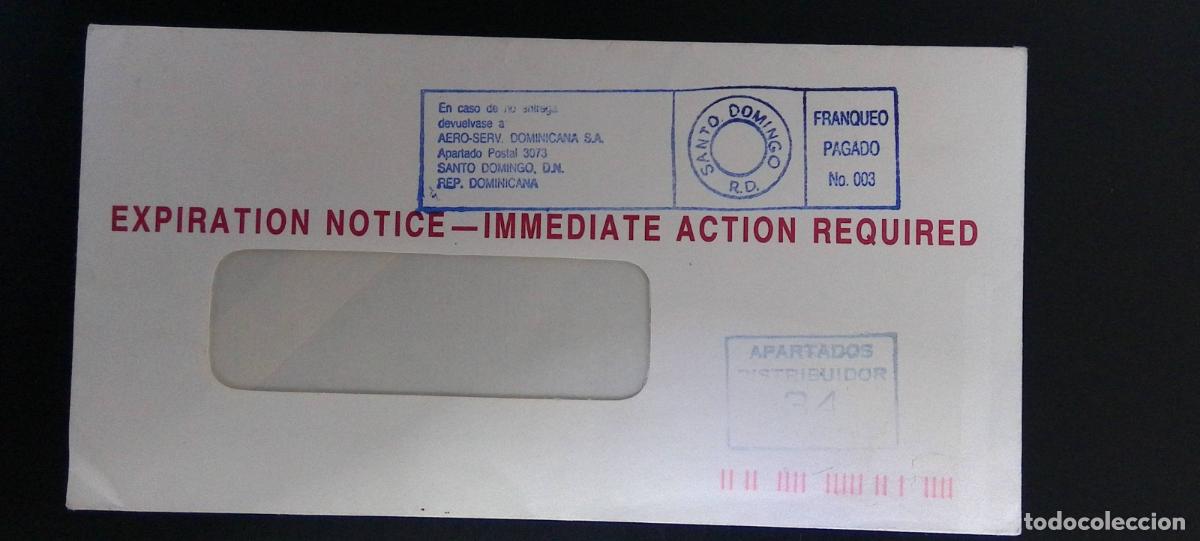 Francobolli: CMI) 1985. DOMINICAN REPUBLIC. BOXED MECHANICAL POSTAGE-PAID MARK. XF