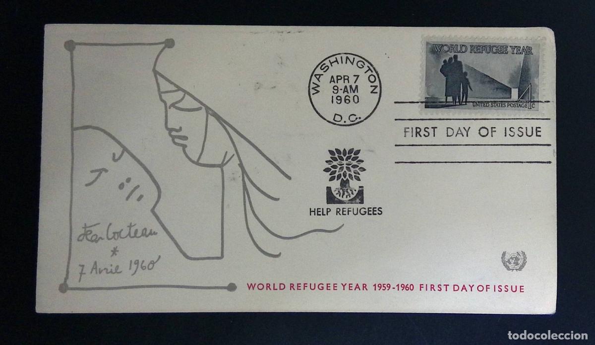 Francobolli: CMI) 1960. USA. FIRST DAY COVER (FDC). COMMEMORATING WORLD REFUGEE YEAR. INCLUDES AN EXCLUSIVE ILLUS
