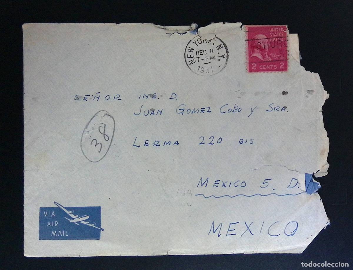 Francobolli: CMI) 1951. UNITED STATES. HISTORICAL FIGURE. COVER SENT TO MEXICO. XF.