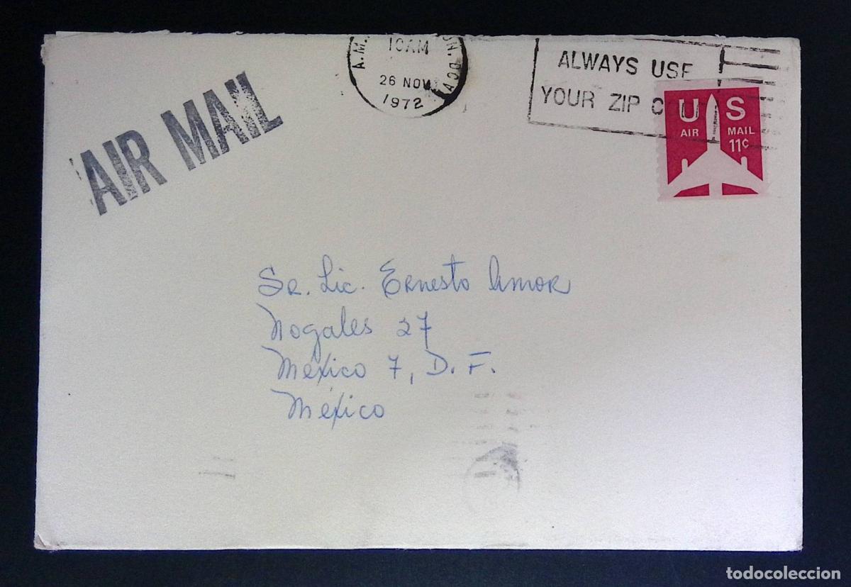 Francobolli: CMI) 1972. UNITED STATES. STAMP FEATURING THE POSTAL SYMBOL AIRPLANE SILHOUETTE DESIGN. COVER SENT T