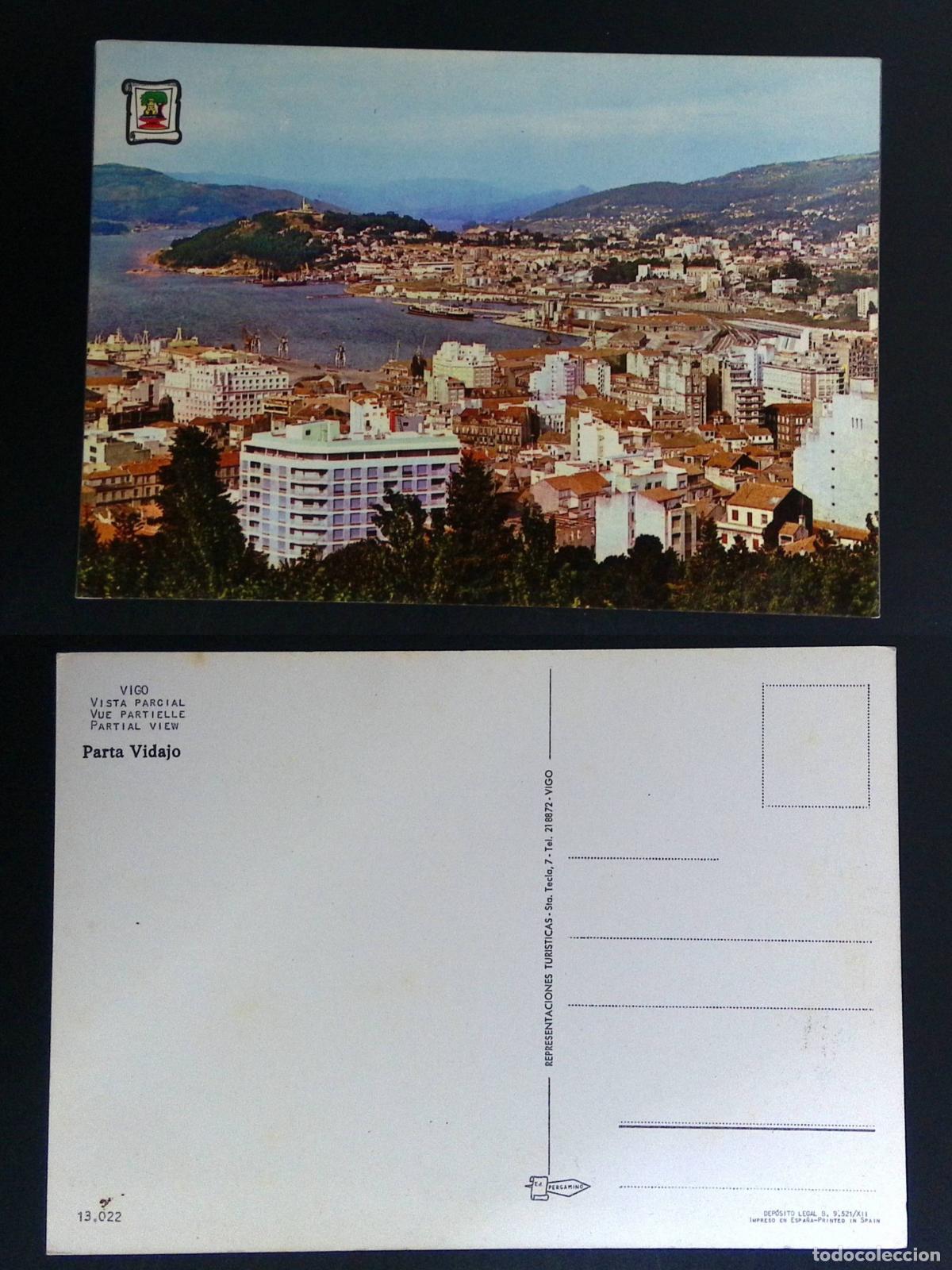 Stamps: CMI) 1970. SPAIN. PARTIAL PANORAMIC VIEW OF THE CITY OF VIGOAND THE BAY FROM AN ELEVATED VANTAG E PO
