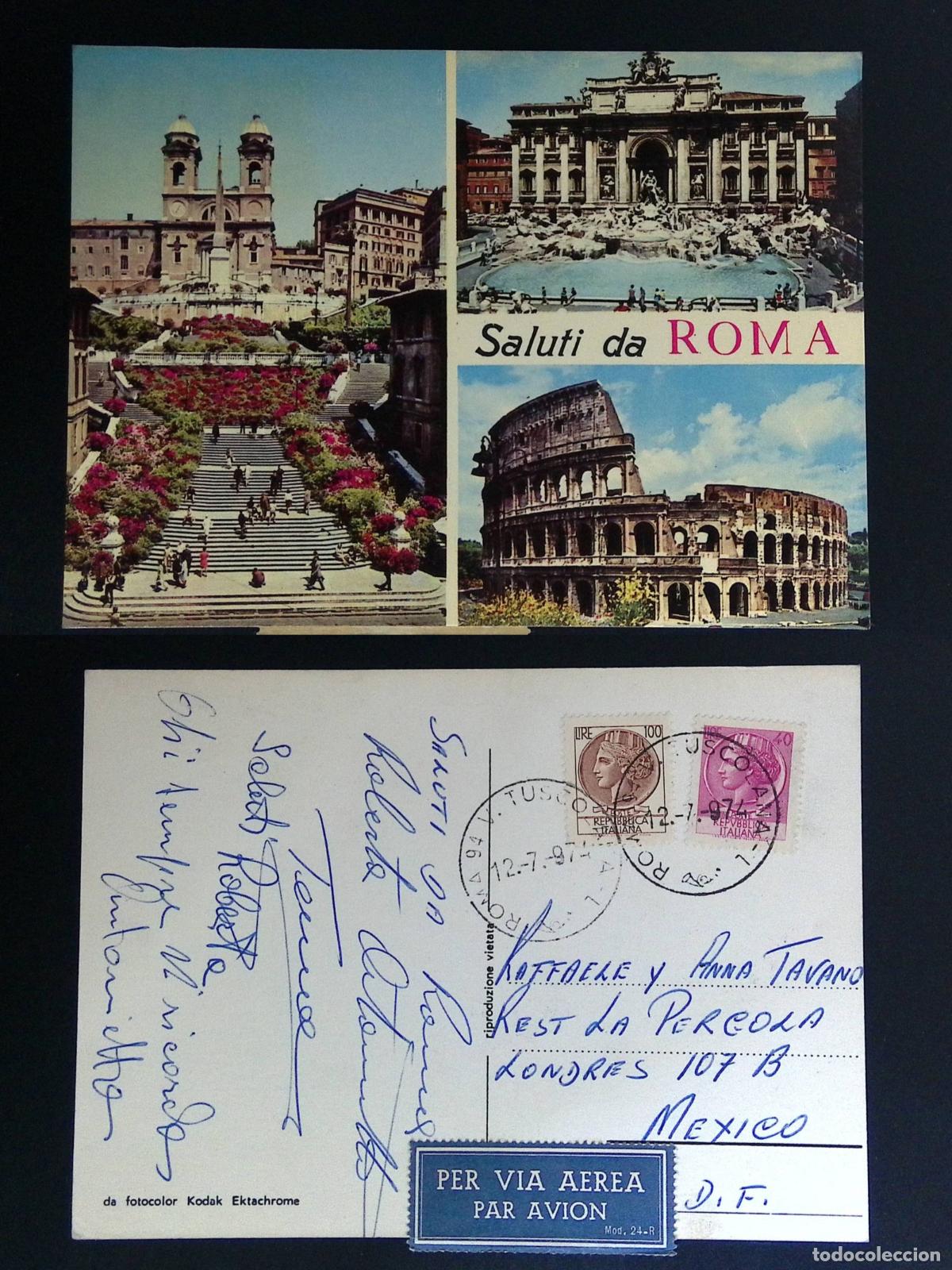 Stamps: CMI) 1974. ITALY. CLASSIC PHOTOGRAPH OF THE COLOSSEUM, THE TREVI FOUNTAIN, AND THE PIAZZA DI SPAGNA.