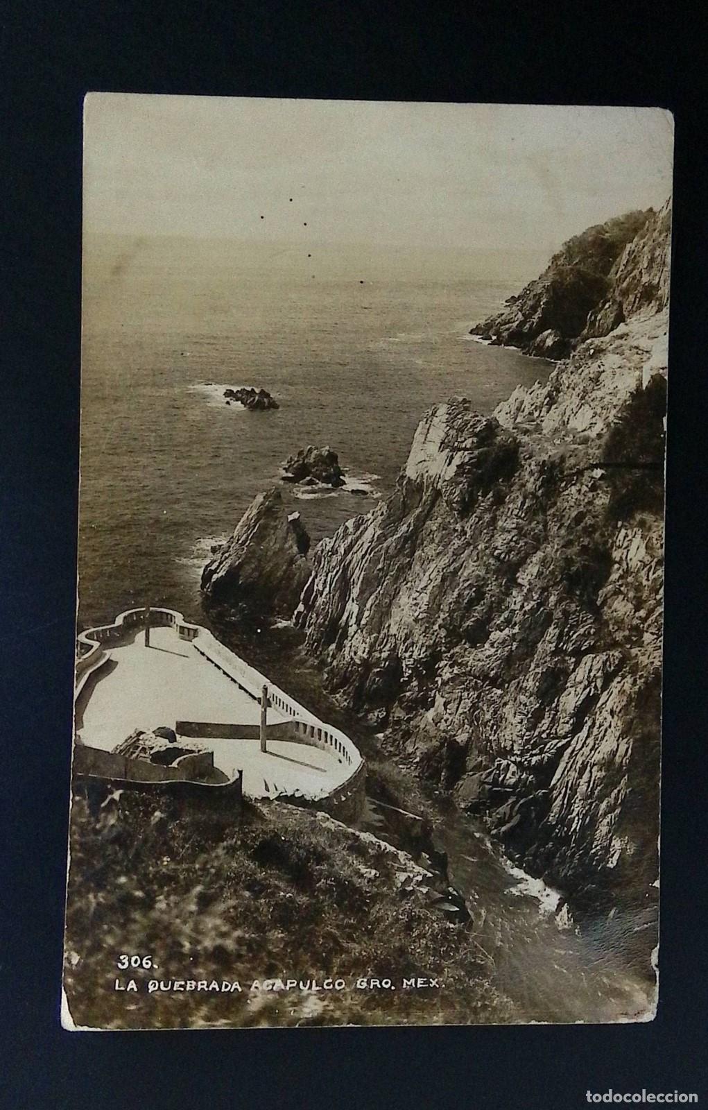 Stamps: CMI) 1935. MEXICO. NATURAL LANDSCAPE AND ICONIC NATIONAL TOURIST SITE: THE CLIFFS OF LA QUEBRADA IN