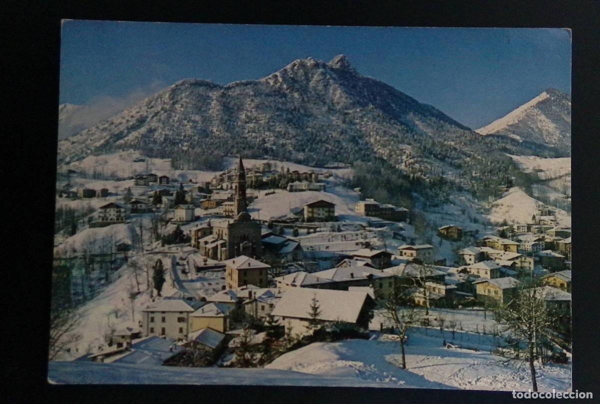 Sellos: CMI) 1974. ITALY. WINTER VIEW OF THE VILLAGE OF SANTA BRIGIDA IN VAL BREMBANA. HISTORICAL ARCHIVE PH