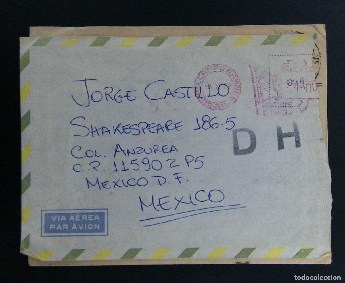 Sellos: CMI) 1988. CHILE. MACHINE POSTMARK. COVER SENT TO MEXICO. XF