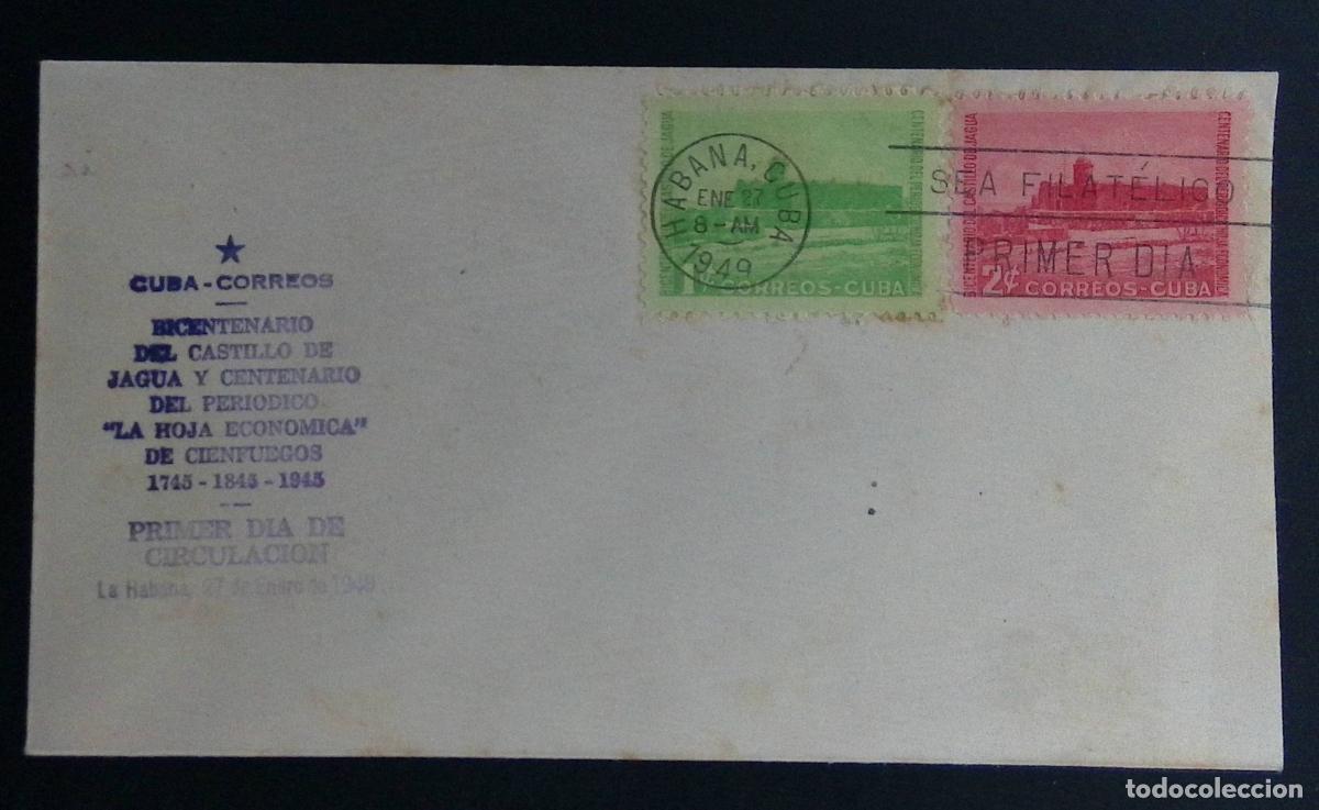 Sellos: CMI) 1949. CUBA. ARCHITECTURE: OLD CASTLE. FIRST DAY COVER (FDC). XF.