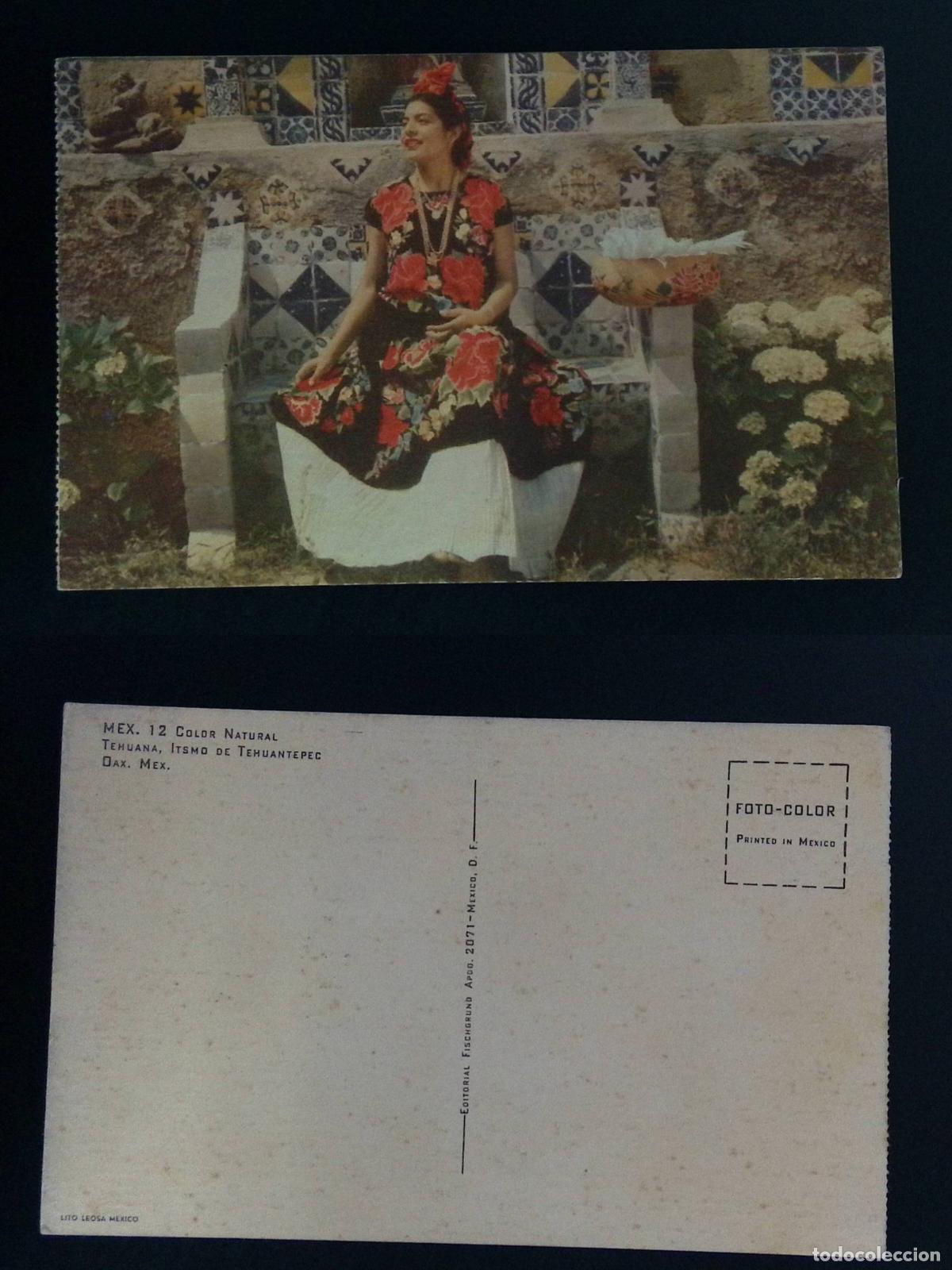 Stamps: CMI) 1938. MEXICO. RENOWNED PAINTER FRIDA KAHLO. VINTAGE POSTCARD. FYV. XF