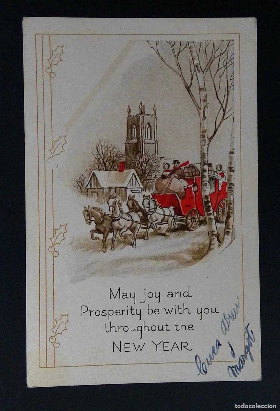 Stamps: CMI) 1980. USA. CHRISTMAS DESIGN ILLUSTRATION FEATURING A RED CARRIAGE IN FRONT OF A MEDIEVAL CHURCH