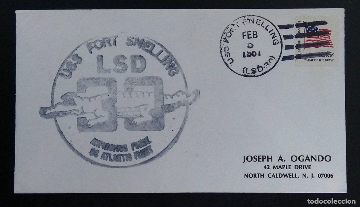 Sellos: CMI) 1987. USA / NAVAL MILITARY MAIL. NATIONAL FLAG. INTERNAL MAIL. XF