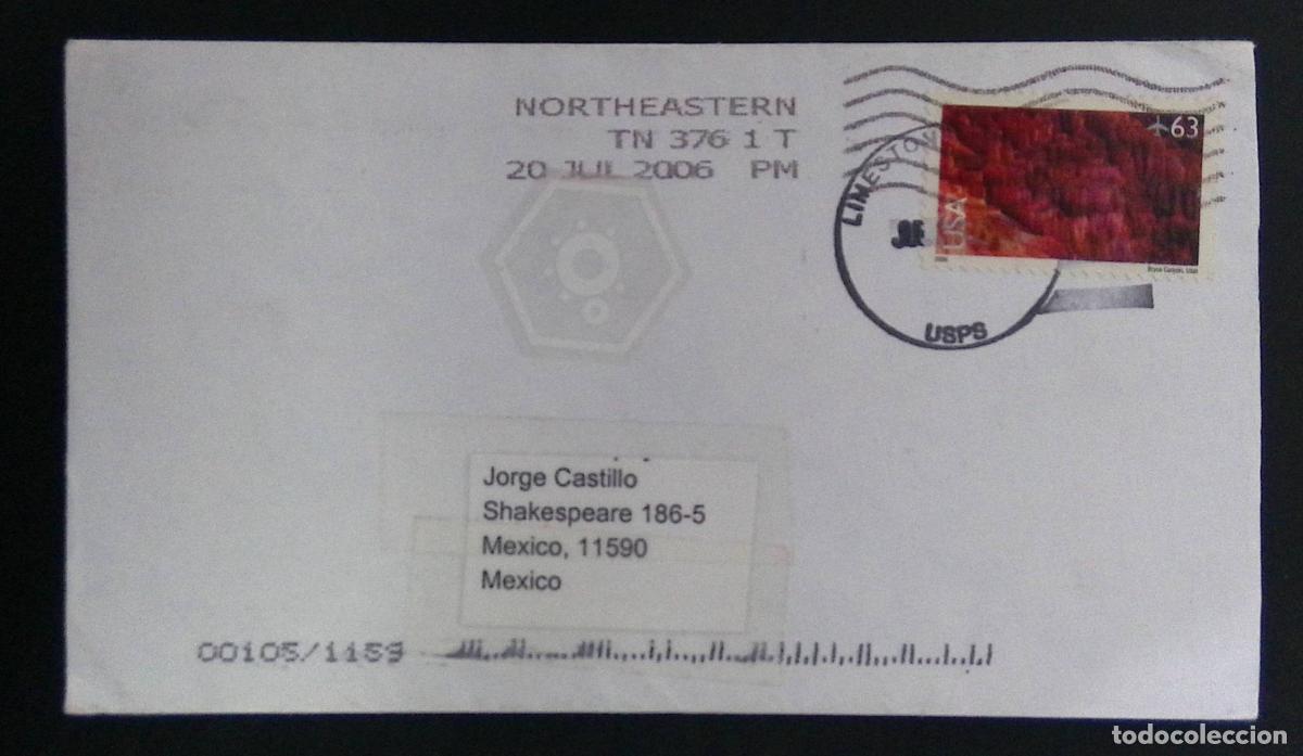 Sellos: CMI) 2006. USA. MOUNTAIN. ENVELOPE SENT TO MEXICO. XF.