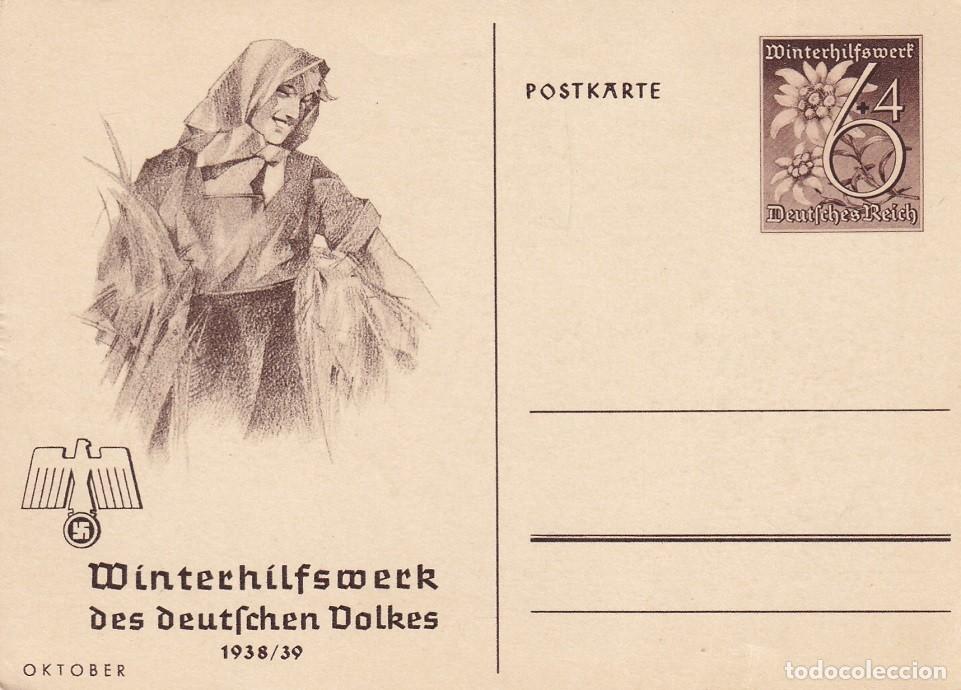 Sellos: Entero Postal Alemania 1938/39 - Winterhilfswerk des deutschen Volkes 1938/39 (Auxilio de Invierno d