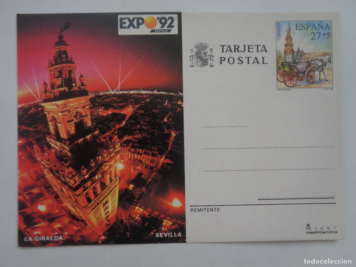 Sellos: COLECCIONISMO EXPO &acute;92 DE SEVILLA : ENTERO POSTAL