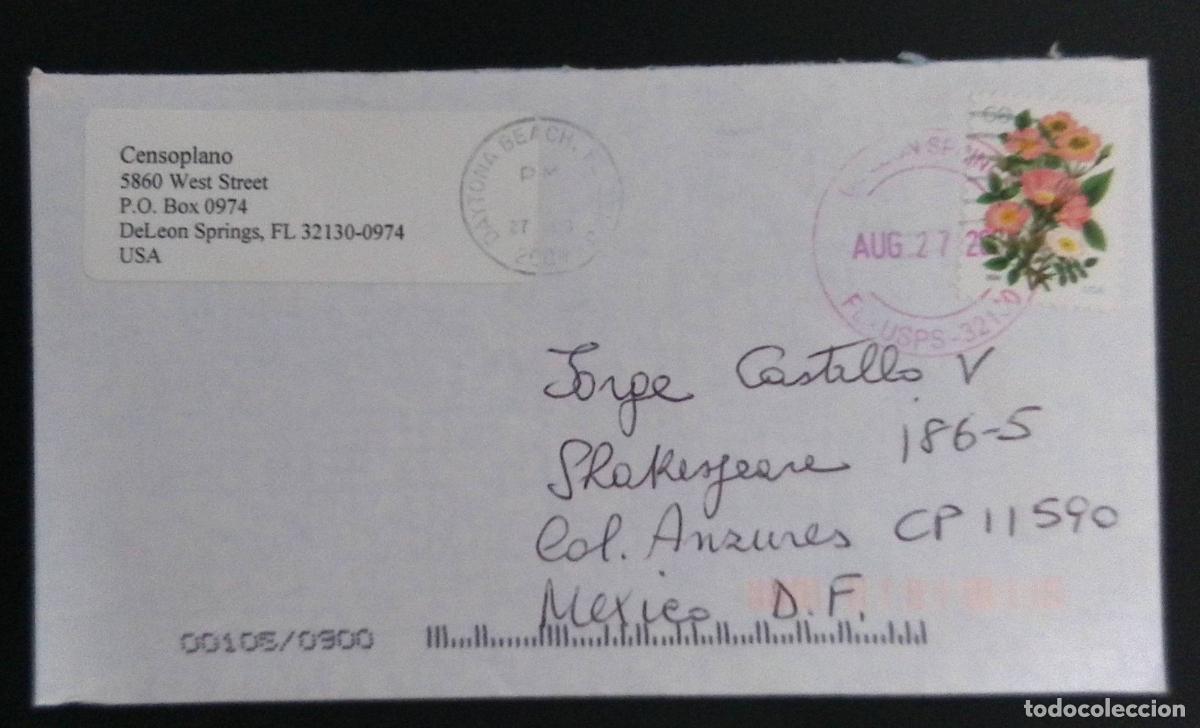 Stamps: CMI) 2004. UNITED STATES. ILLUSTRATED BOUQUET OF MULTICOLORED WILD FLOWERS. AIRMAIL COVER SENT TO ME