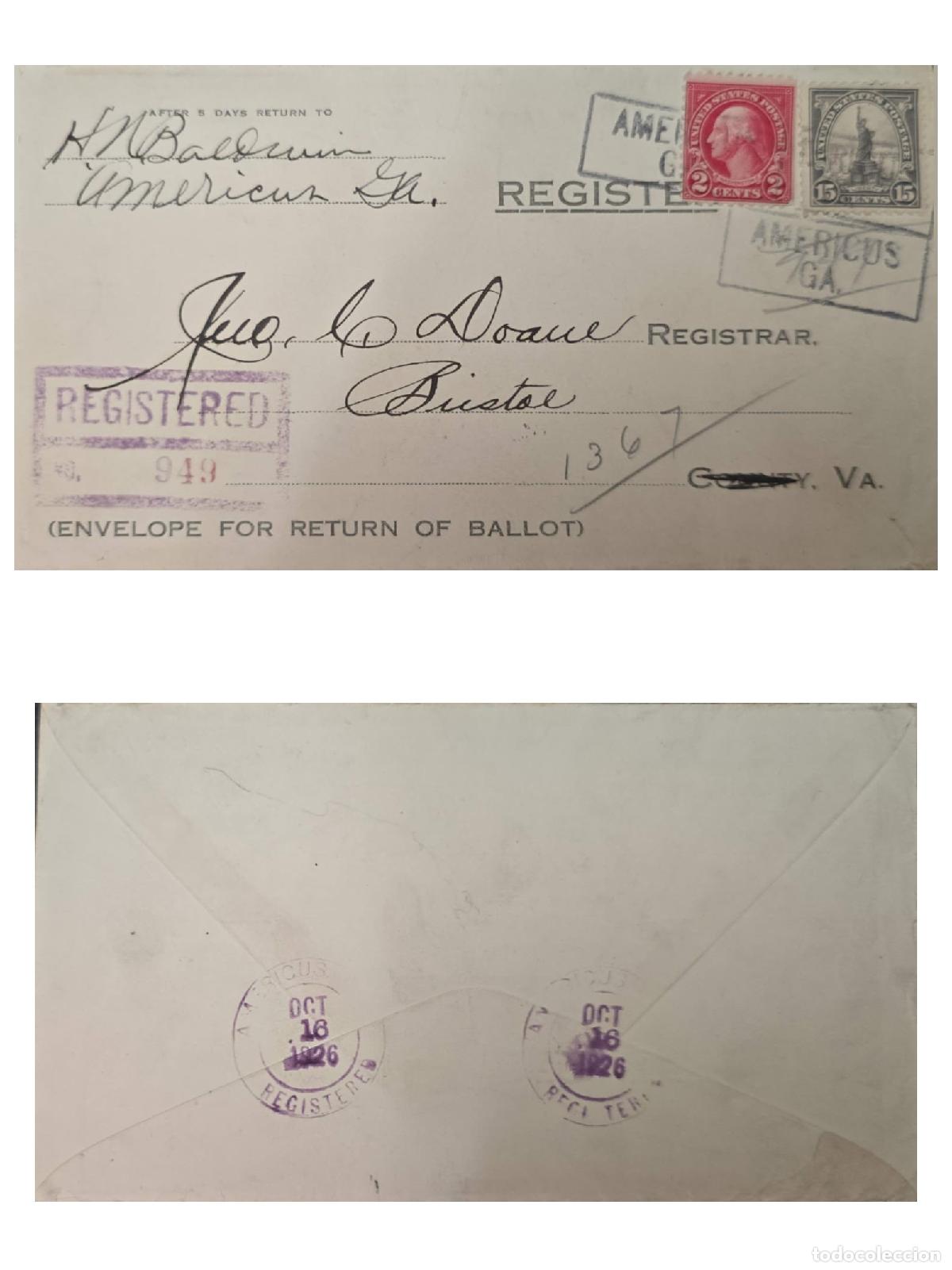 Sellos: CMI) 1926. UNITED STATES. CLASSIC PROFILE OF GEORGE WASHINGTON AND NATIONAL MONUMENT. FYV. XF
