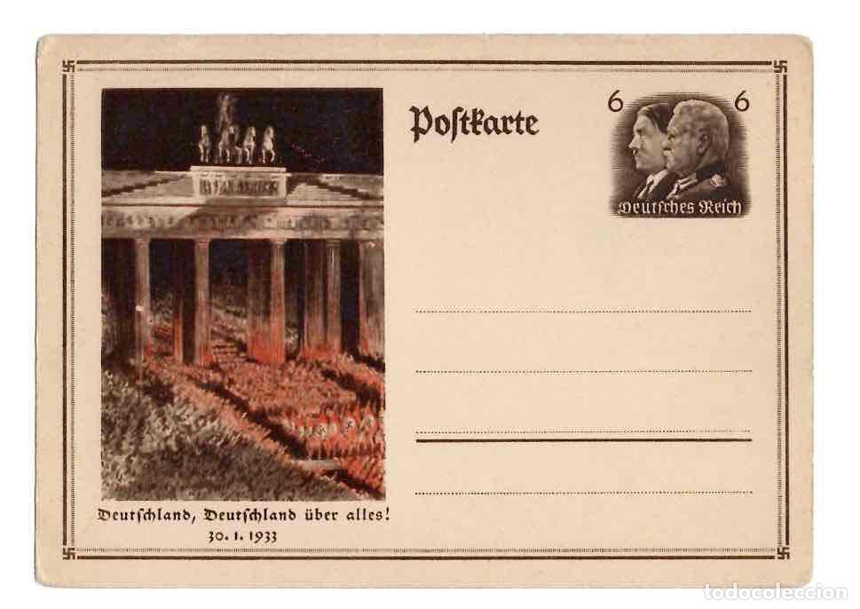 Sellos: ENTERO POSTAL CONMEMORATIVO DEL NACIMIENTO DEL III REICH 1933