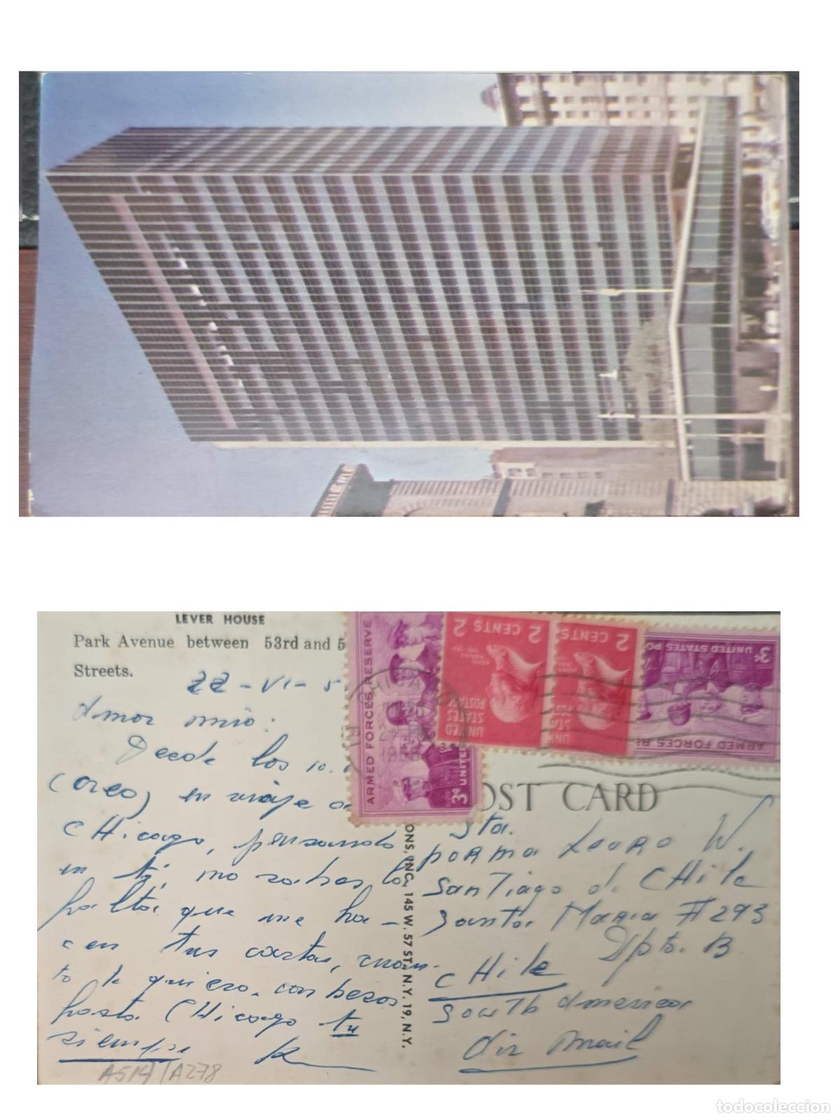 Sellos: CMI) 1955. UNITED STATES. CLASSIC PORTRAITS WITH ARMED FORCES RESERVE CAPTION. POSTCARD SENT TO CHIL
