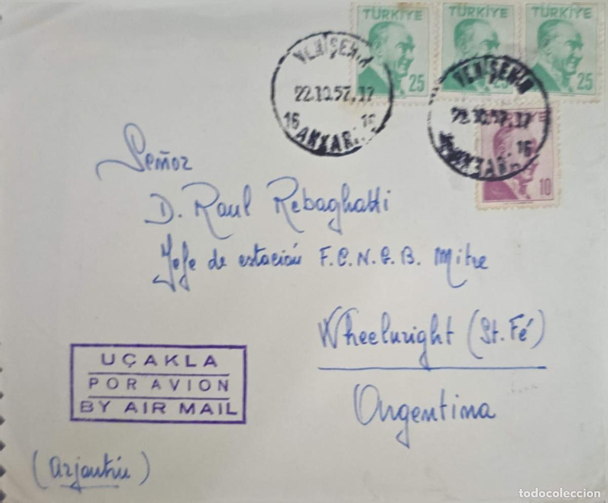 Selos: CMI) 1957. TURKEY. MONOCHROMATIC PROFILE PORTRAITS IN GREEN AND PURPLE TONES OF MUSTAFA KEMAL ATATUR