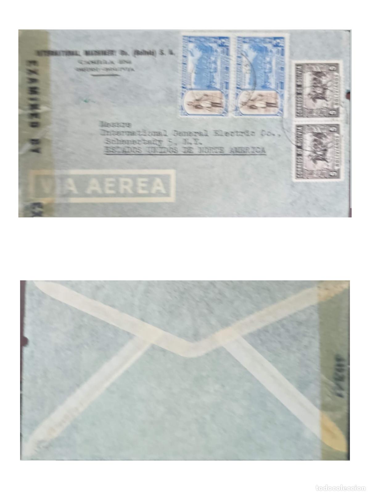 Selos: CMI) 1950. BOLIVIA. HISTORICAL MONUMENTS AND NATIONAL GEOGRAPHIC LANDSCAPES SCENES IN BLUE AND BLACK