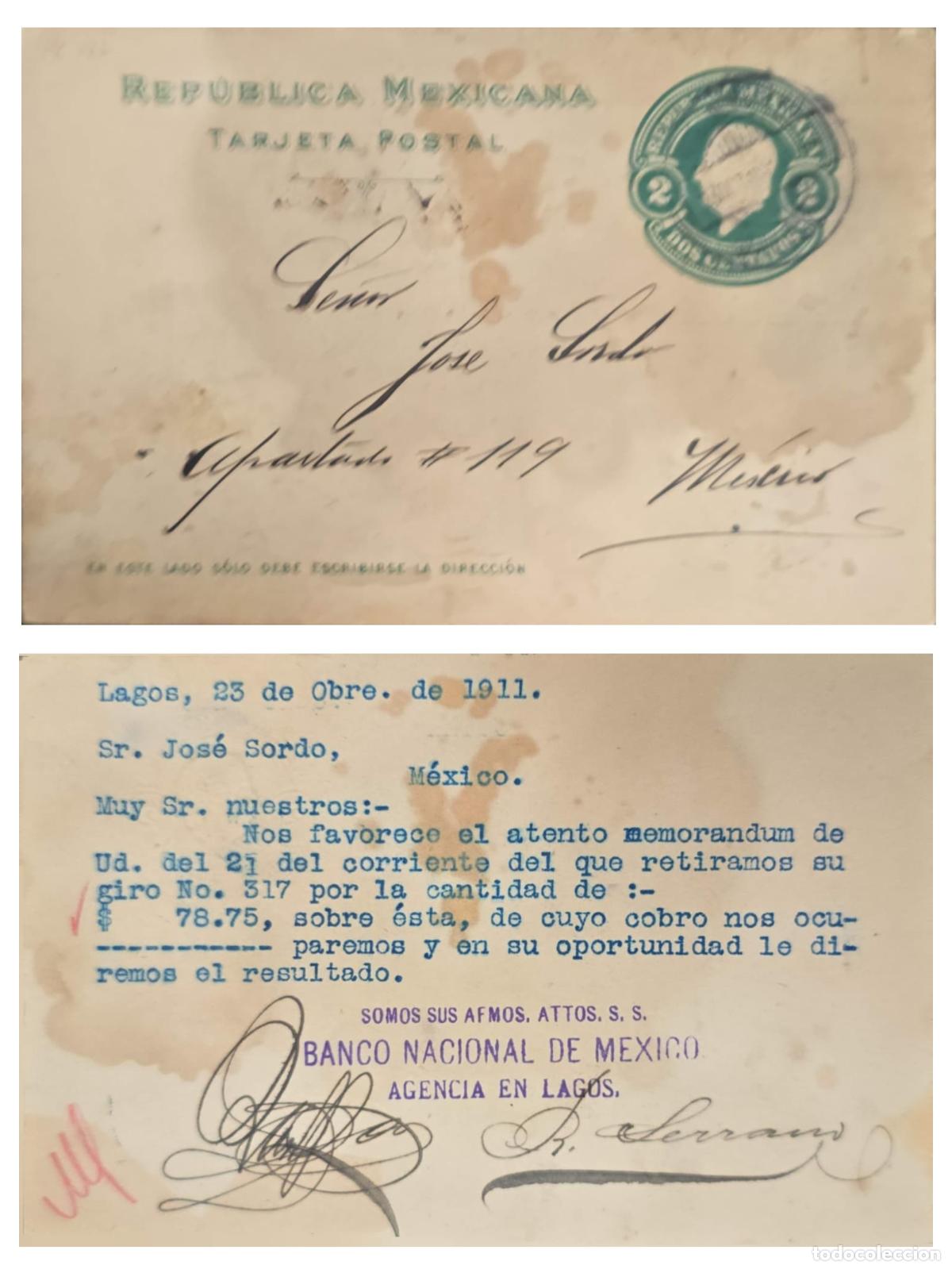 Selos: CMI) 1911. MEXICO. PROFILE PORTRAIT OF MIGUEL HIDALGO Y COSTILLA IN GREEN MEDALLION. POSTCARD. FYV.