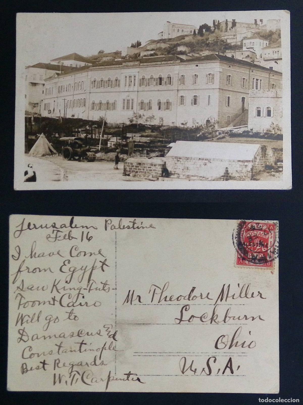 Selos: CMI) 1920. PALESTINE. &rdquo;PALESTINE&rdquo; RED OVERPRINT IN THREE LANGUAGES ON POSTAL TYPOGRAPHICAL FRAME. AR