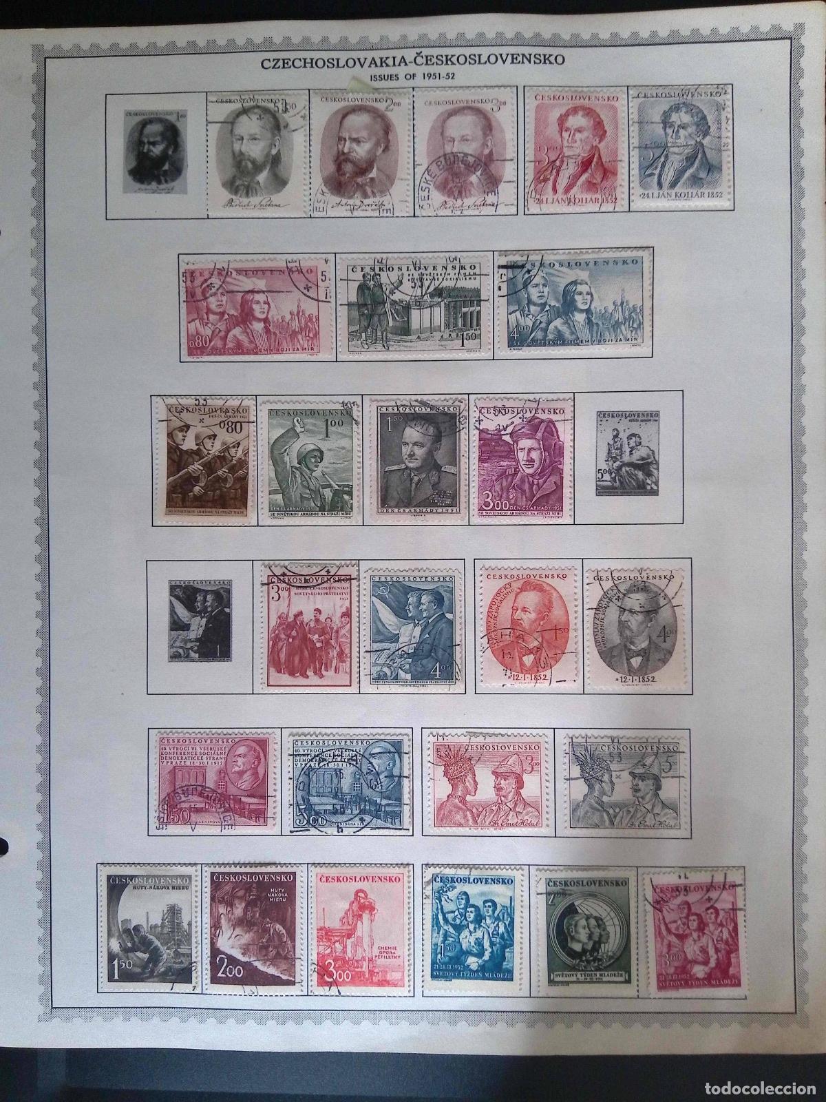 Timbres: CMI) 1951-1952. CZECHOSLOVAKIA. COMMEMORATIVE PORTRAITS OF POET J&Aacute;N KOLL&Aacute;R, NATIONAL WRITERS, INDUST
