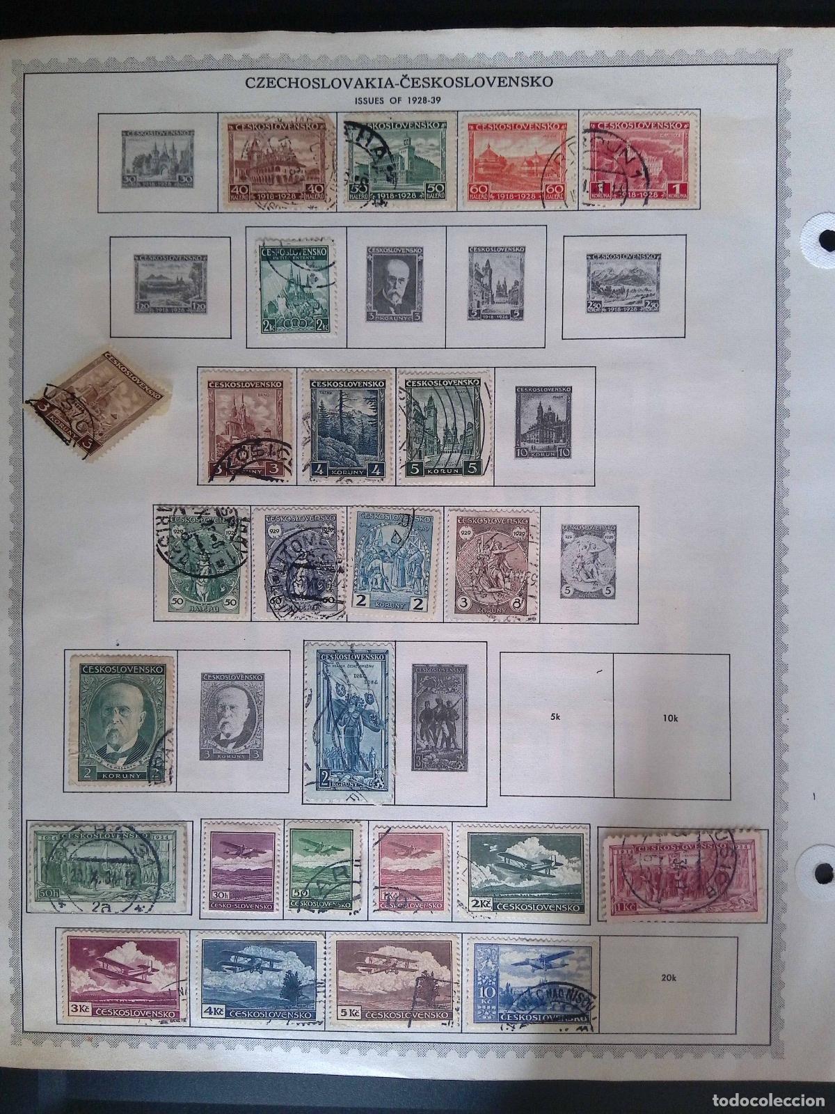 Timbres: CMI) 1928-1939. CZECHOSLOVAKIA. NATURAL MOUNTAIN LANDSCAPES, CATHEDRAL ARCHITECTURE, PORTRAIT OF TOM