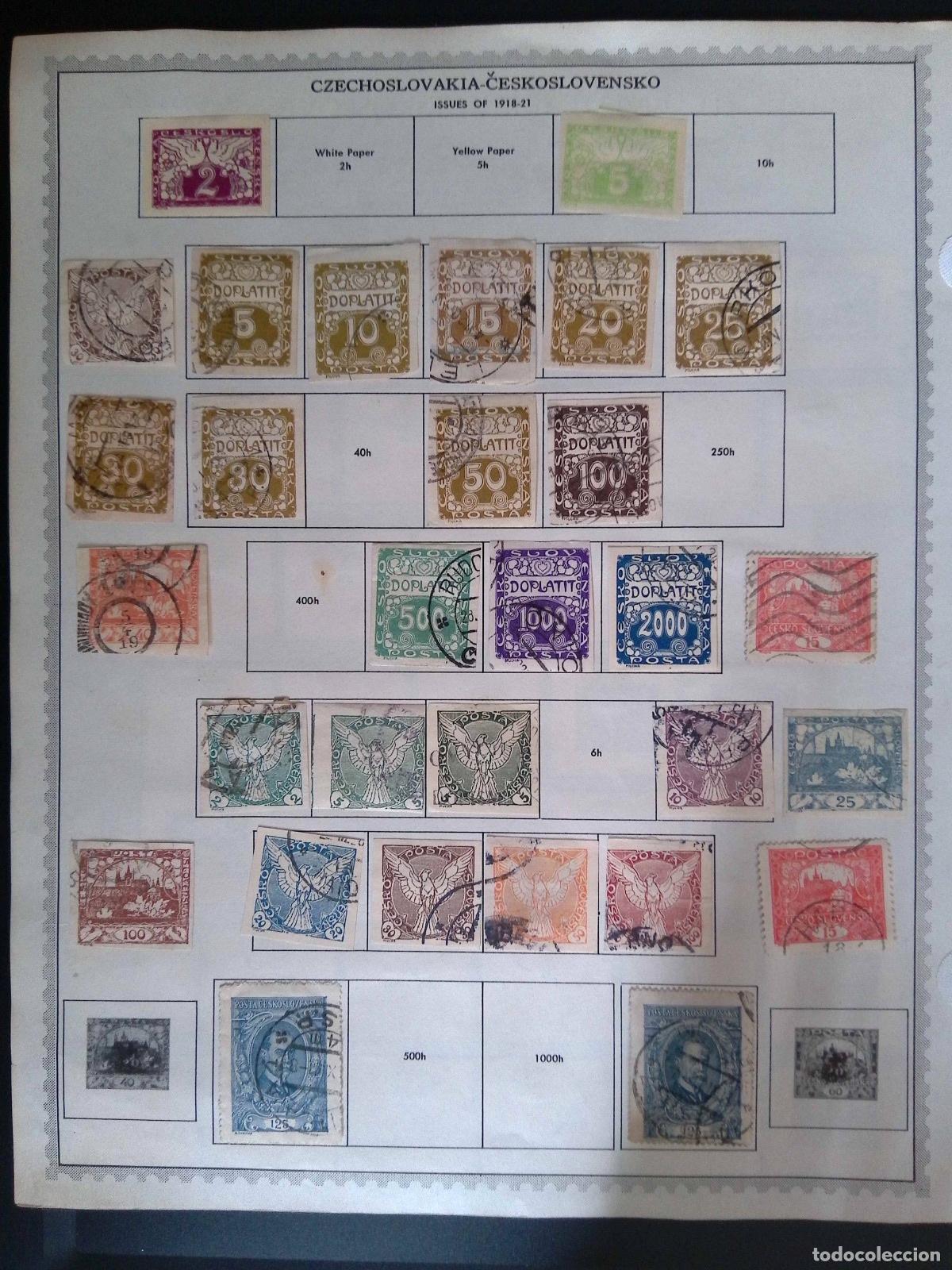 Timbres: CMI) 1918-1921. CZECHOSLOVAKIA. &rdquo;DOPLATIT&rdquo; POSTAGE DUE NUMERICAL VALUES AND ALLEGORICAL ICONOGRAPHY