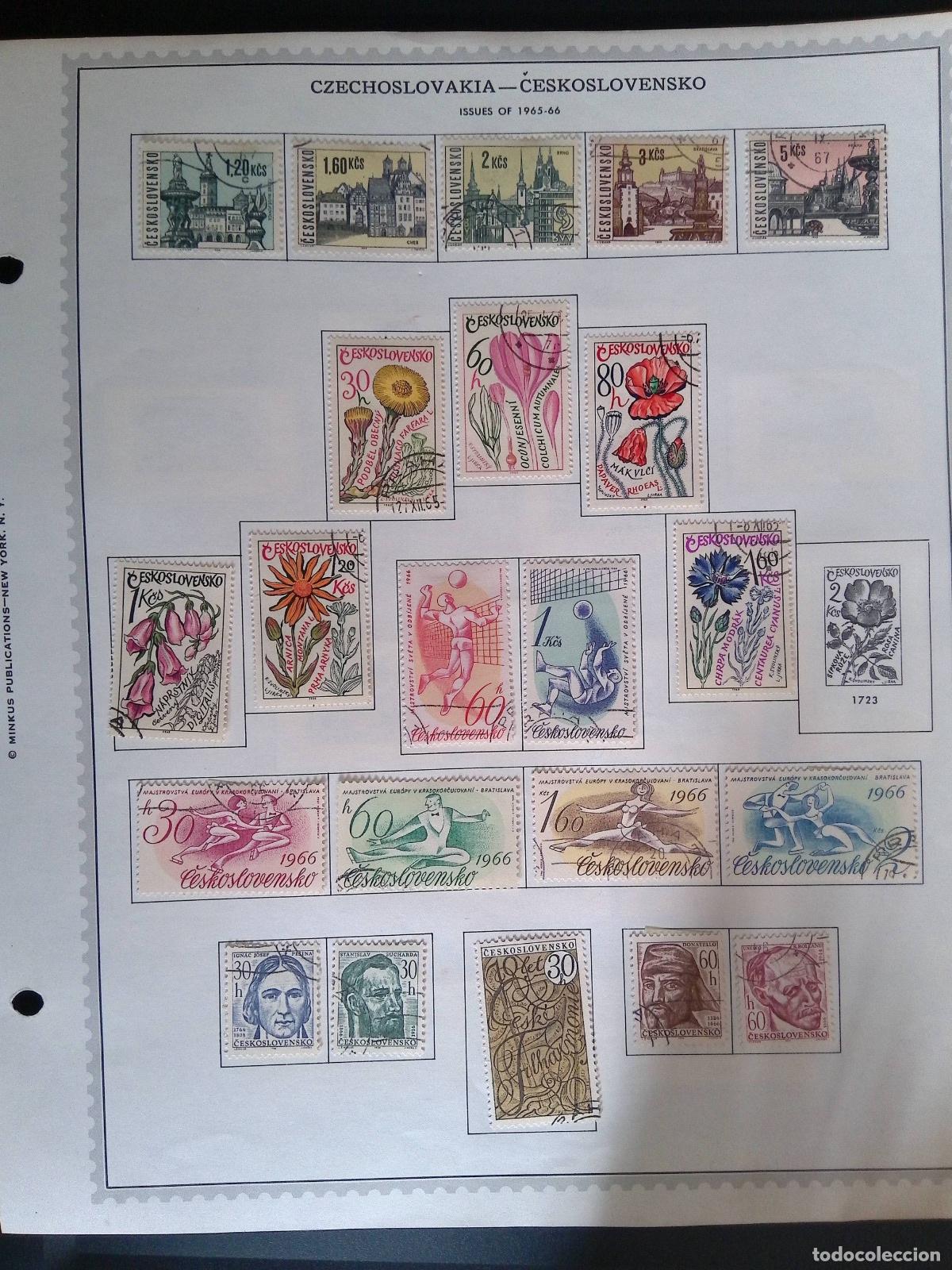 Timbres: CMI) 1965-1966. CZECHOSLOVAKIA. ARCHITECTURAL PANORAMAS OF EUROPEAN CITIES, BOTANICAL HERBARIUM OF C