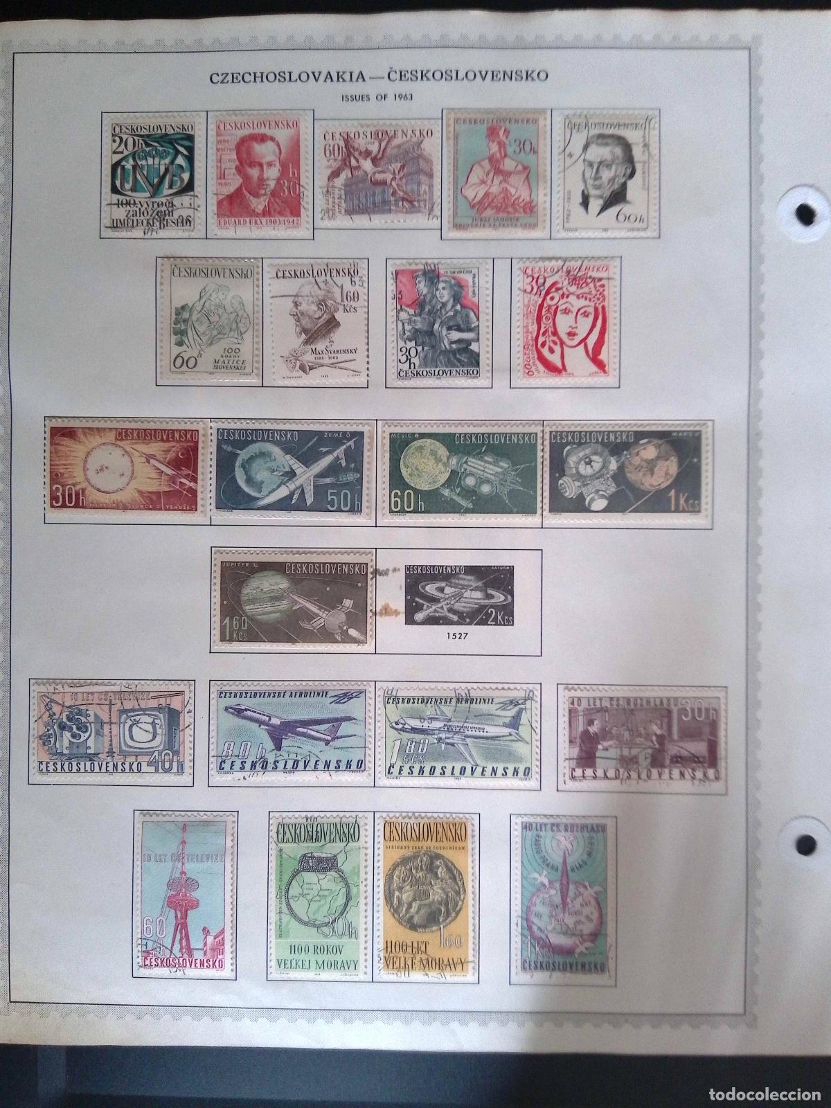 Sellos: CMI) 1963. CZECHOSLOVAKIA. PORTRAITS OF HISTORICAL FIGURES AND WRITERS, ASTRONAUTICAL ISSUES WITH SA