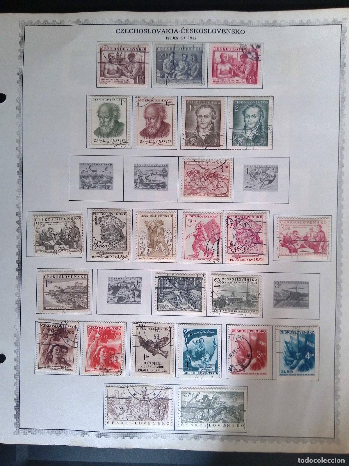 Sellos: CMI) 1952. CZECHOSLOVAKIA. LITERARY AND HISTORICAL PORTRAITS, ATHLETES IN CYCLING COMPETITIONS, MILI