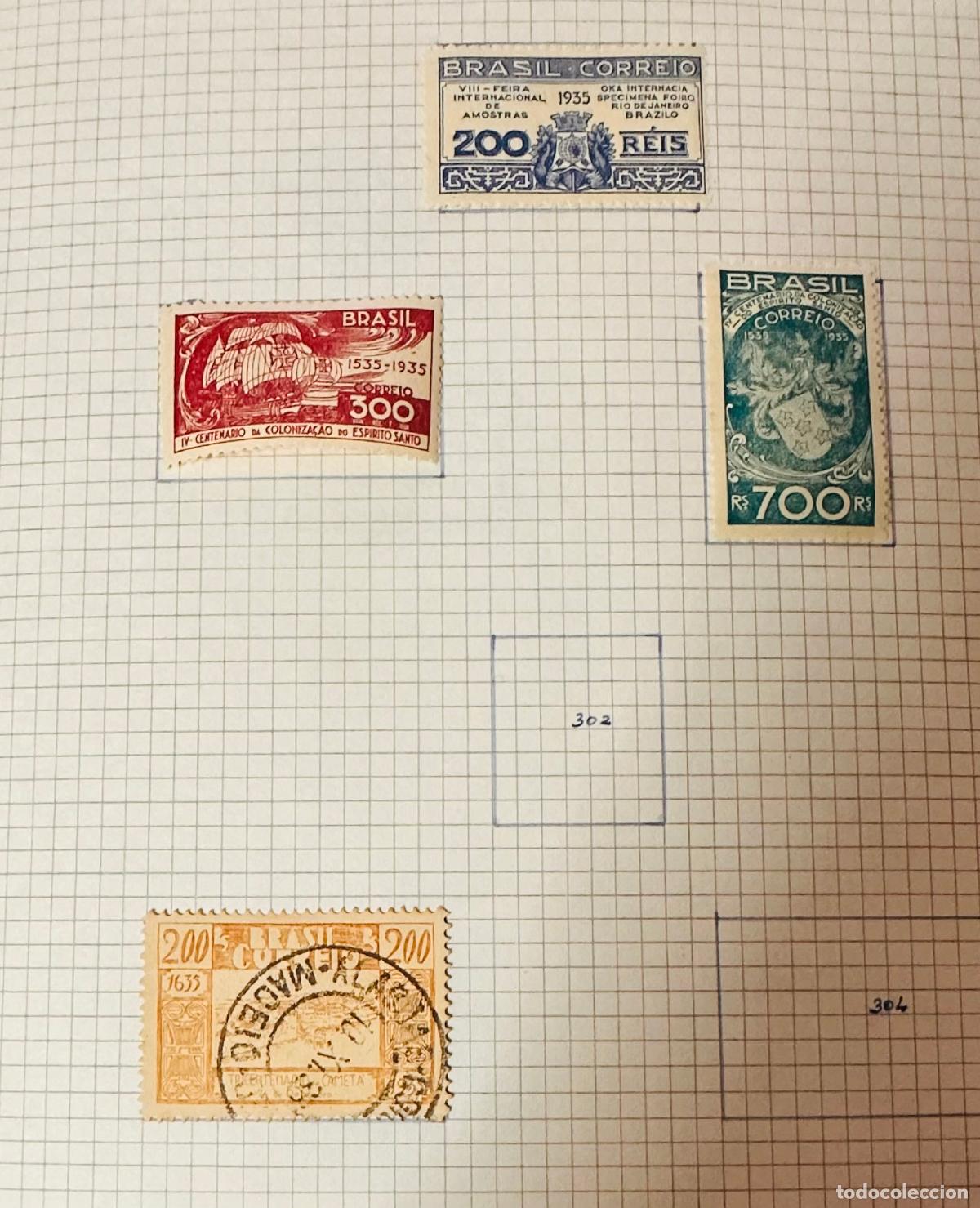 Sellos: CMI) 1935. BRAZIL. COAT OF ARMS OF THE 8TH TRADE FAIR, HISTORICAL CARAVEL, AND HERALDIC SHIELD DESIG