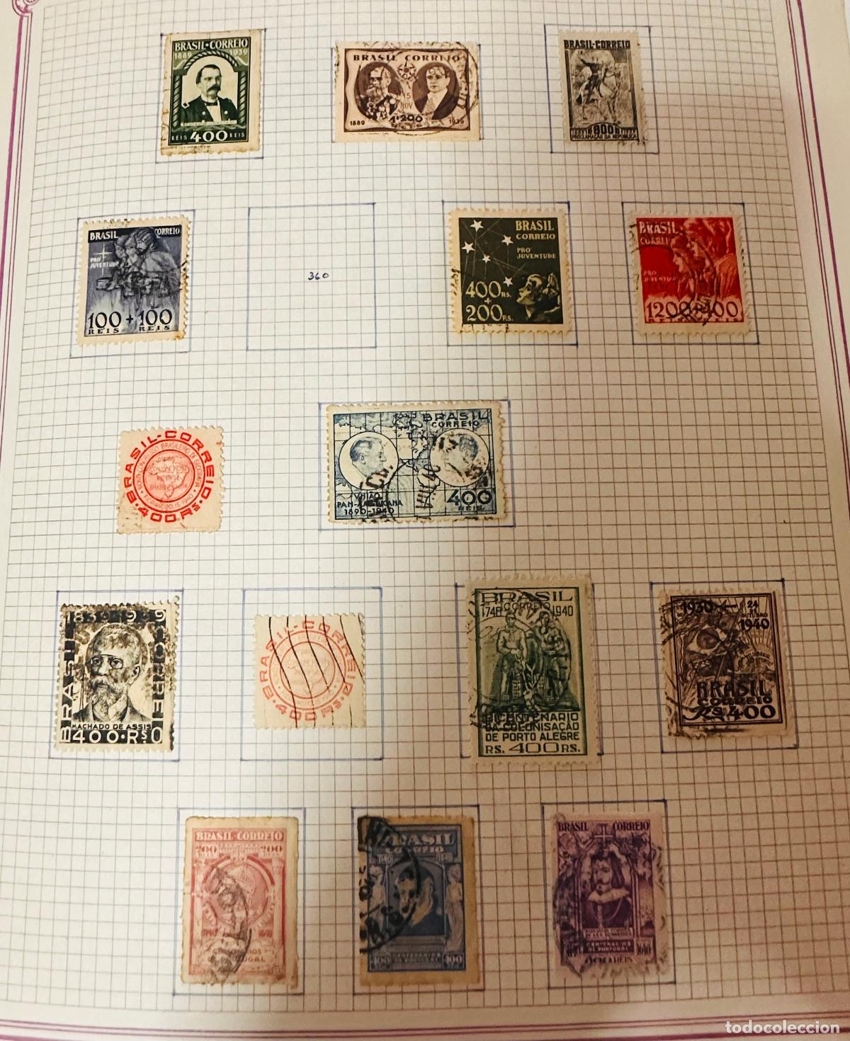 Sellos: CMI) 1939-1940. BRAZIL. MALE PORTRAITS, COLONIZATION OF PORTO ALEGRE, MACHADO DE ASSIS AND SERIES OF
